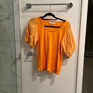 Loft orange top